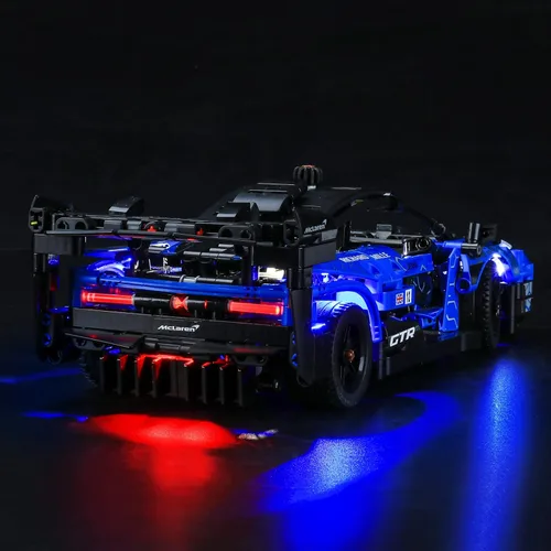 Vista 5 de LIGHTAILING Kit de iluminación LED para Lego- 42123 Senna GTR modelo de bloques de construcción - Juego de luces LED compatible con el modelo Lego
