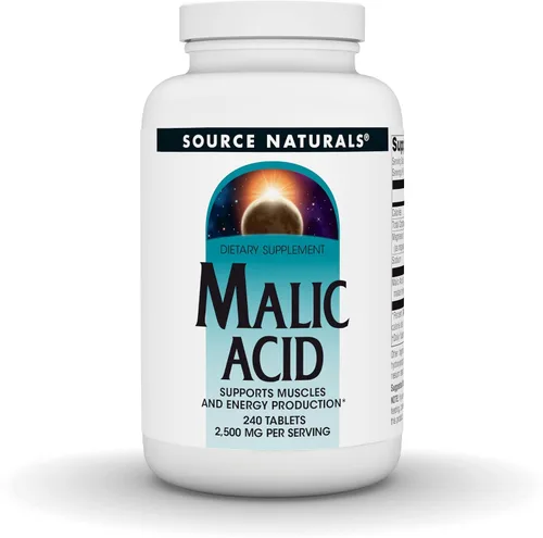Vista 6 de Source Naturals, Ácido málico - 2,500 mg - 60 Tabletas