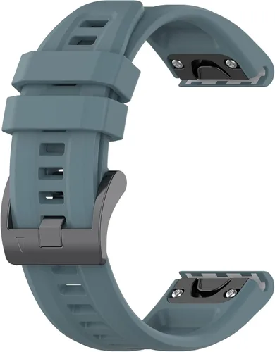 Vista 3 de Compatible con Garmin Fenix 7s/Fenix 6S/Fenix 5S, correas de repuesto de silicona de liberación rápida para Garmin Instinct 2S/7S Sapphire Solar
