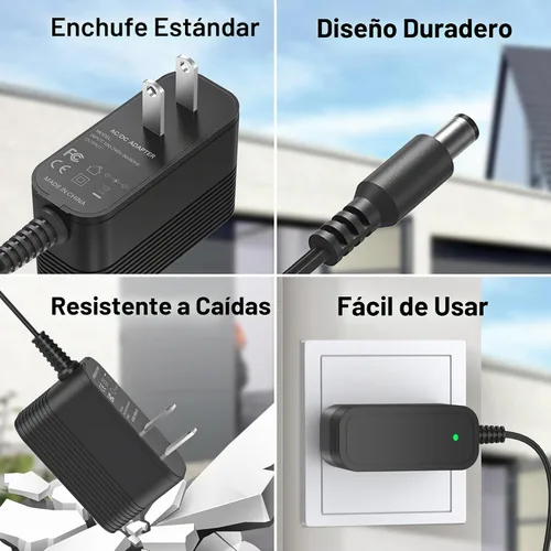 Vista 6 de Cable de alimentación de 12V CC para cargador de batería de arranque de EverStart Maxx Compatible con Ever Start Max J7CCE J7CE 800A 800 pico