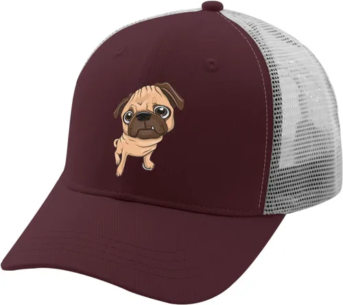 Vista 2 de Hat Pug Dog Dad Hats, Funny Hats for Men