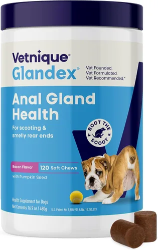 Vista 13 de Vetnique Glandex Advanced Strength - Glándula anal masticable para perros