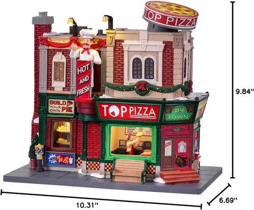 Vista 2 de LEMAX Top Pizza, con adaptador de 4.5V #25860 Multicolor