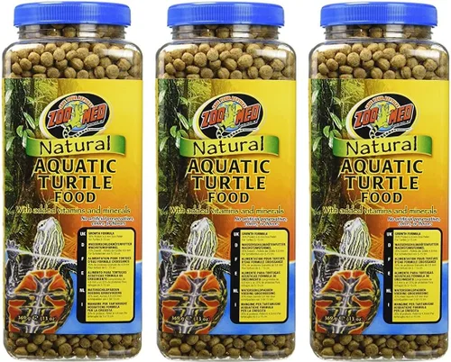 Vista 2 de Zoo Med Alimento natural para tortugas acuáticas - Fórmula para cría (pellets) 1.9 oz - Paquete de 2