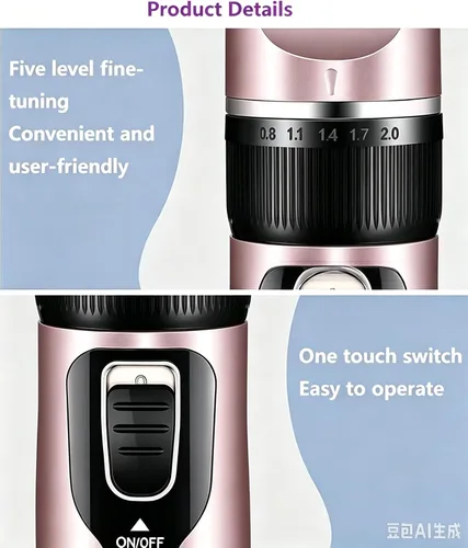 Vista 2 de Pink Cordless Dog Clippers for Small Dogs & Cats, Grooming Kit