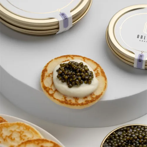 Vista 3 de ORLOFF Caviar de esturión negro ruso Osetra - 1.75 oz / 50 g