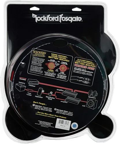 Vista 2 de Rockford Fosgate Kit completo de amplificador dual