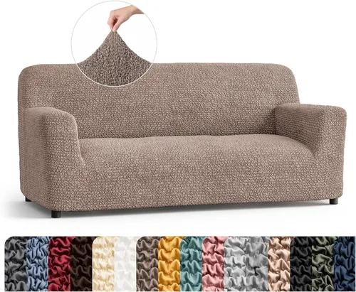 Vista 53 de PAULATO BY GA.I.CO. Funda para Silla - Funda para Sillón - Funda para Sillón - Funda de Tela Suave - Protector de Muebles Elegante de Ajuste Ceniza