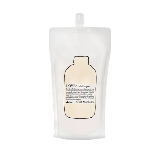 Vista 18 de Davines LOVE/Curl Shampoo, Creamy Taming Cleanser for Wavy & Curly Hair - Enhances Elasticity, Volume & Softness - Hydrating Baobab Pulp Formula