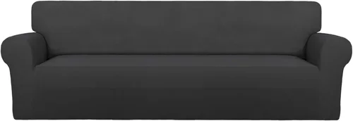 Vista 154 de PureFit Funda súper elástica para sofá reclinable con bolsillo, funda de sofá suave y antideslizante de elastano, lavable, protector de muebles
