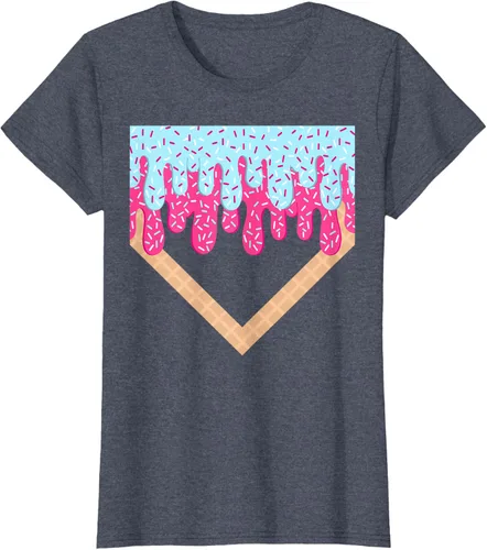 Vista 67 de Baseball Drip Boys Home Plate Ice Cream Sport Players & Fans Camiseta