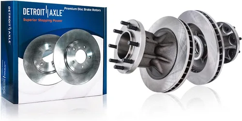 Vista 22 de Detroit Axle - Rotores de freno delantero para 04-13 Mazda 3 Rotores de frenos de disco 06-15 Mazda 5 Reemplazo: Rotor regular delantero de 11.81
