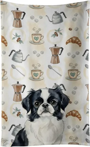 Vista 273 de Caroline's Treasures Afghan Hound - Toalla de cocina para barra de café, terciopelo frontal y lazo de algodón, lavable a máquina Sabueso afgano
