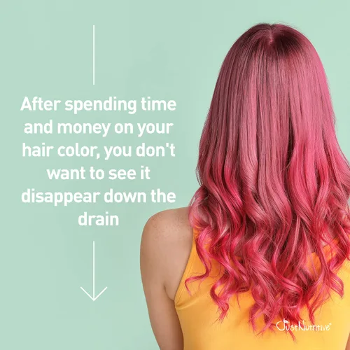 Vista 2 de Just Nutritive Champú, 16 onzas líquidas, protege el color para cabello teñido con sulfato, parabenos, silicona, libre de crueldad, hecho a mano