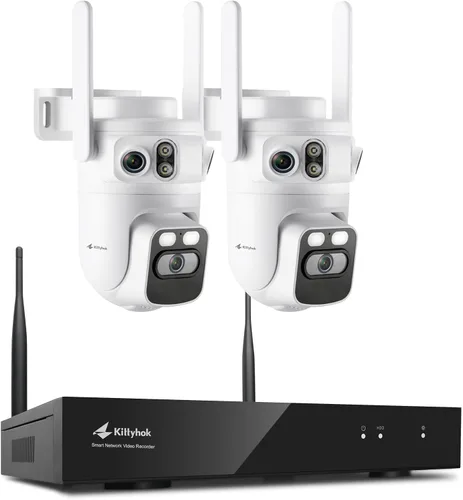 Vista 9 de Kittyhok Sistema de cámaras de seguridad para el hogar, cámaras de triple Kit de 4 cámaras