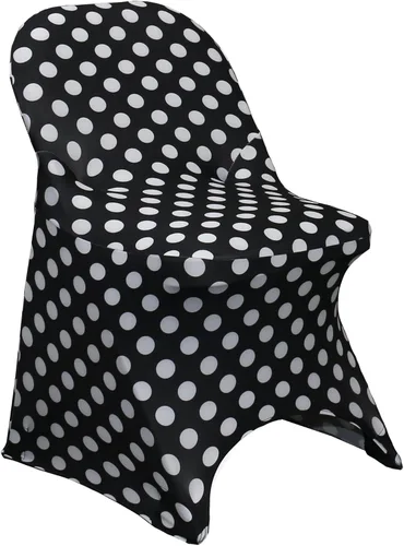 Vista 18 de YOUR CHAIR COVERS - Funda para silla plegable de elastano elástica, color negro
