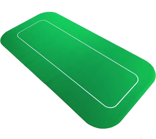 Vista 8 de Yuanhe 70 "x 35" Rectángulo portátil Sure Stick Espuma de goma Poker Mesa de Poker Layout Mat (Negro)