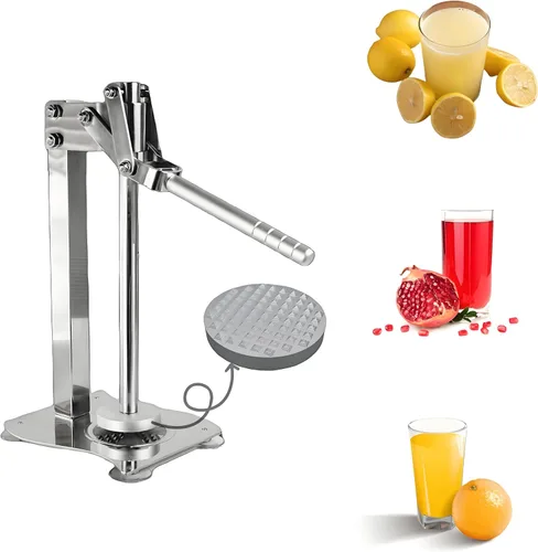 Vista 9 de Exprimidor manual de cítricos de acero inoxidable, exprimidor manual de cítricos – Exprimidor de mano resistente para lima naranja, prensa de frutas