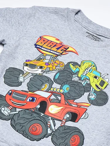 Vista 2 de Nickelodeon Blaze and The Monster Machines - Camiseta de manga corta para niño