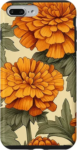 Vista 12 de Watercolor Marigold Flower Case for iPhone 16