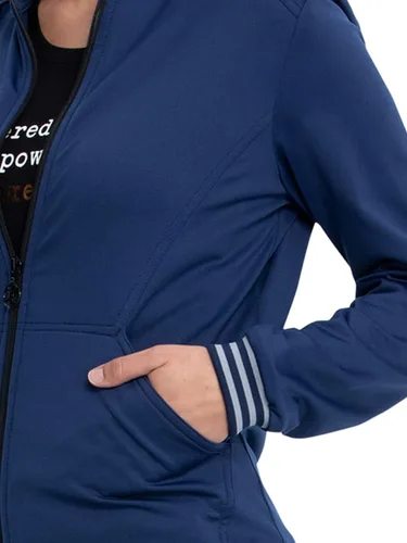 Vista 3 de Cherokee iFlex CKK361 Katie Duke Chaqueta de punto frontal con cremallera para mujer