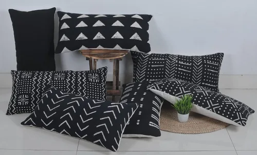 Vista 6 de Trade Star Funda de almohada corporal de diseñador 100 % algodón, hecha a mano, grande, funda de almohada decorativa estilo bohemio para casa