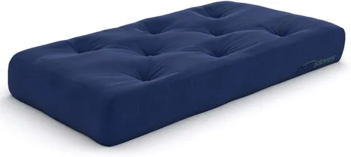 Vista 21 de Nirvana Futons Colchón de futón individual extra grueso de 10 pulgadas, sarga negra, fabricado en Estados Unidos