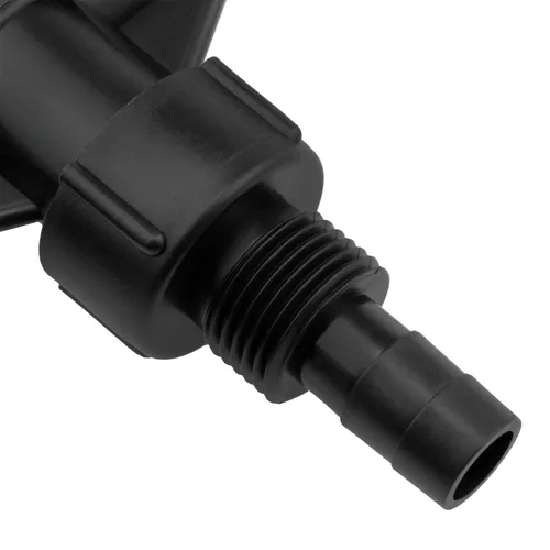 Vista 3 de Inyector de fertilizante Venturi negro 1 pulgada Inyector de fertilizante de riego Inyector Herramienta de riego agrícola
