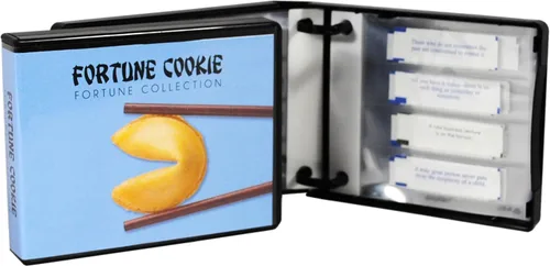 Vista 7 de Fortune Cookie Fortune Collection - Estuche para 10 páginas, capacidad para 40 Fortunes (azul)