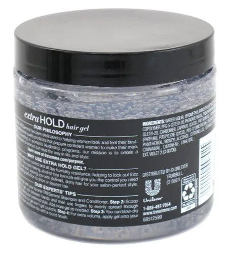 Vista 2 de TRESemmé Gel para el cabello Extra Hold #4 sin alcohol en tarro de 15 onzas