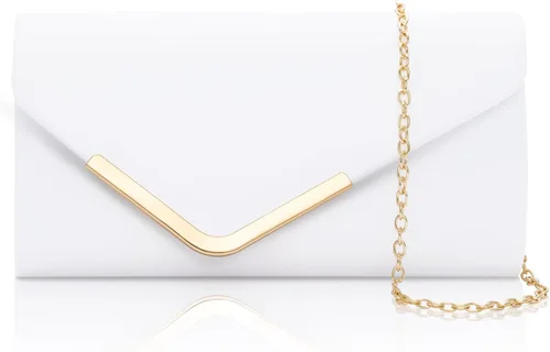Vista 21 de Bolso de mano Larcenciel para mujer, bolso de lentejuelas brillante con cadena, bolso de noche con destellos para fiestas y graduaciones