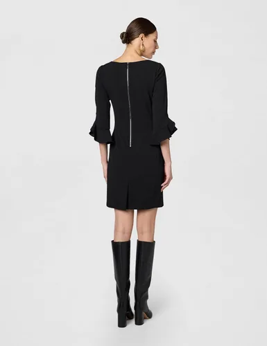Vista 3 de Karl Lagerfeld Womens Tulip Sleeve Crepe Dress