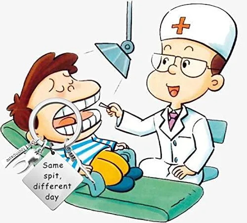 Vista 5 de Lywjyb Birdgot Regalo divertido para dentistas con el mismo salivo, regalo de higienista dental para diferentes días (El mismo escupito)