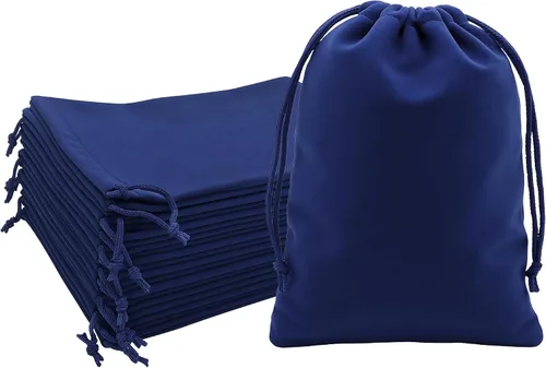 Vista 61 de Mandala Crafts Bolsas de terciopelo negro con cordón de 14 x 14 pulgadas, 10 bolsas grandes de terciopelo con cordón a granel para regalos de fiesta