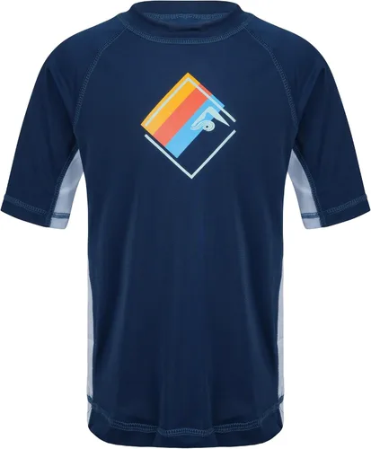 Vista 35 de Kanu Surf Boys Haywire UPF 50+ Sun Protective Rashguard Swim Shirt Estrellas Alaska Blue