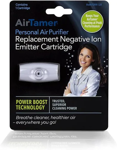Vista 9 de AirTamer Cartucho emisor de iones negativos de repuesto para purificador de aire personal, fabricado para AirTamer modelo A320 (negro)