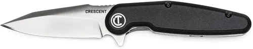Vista 14 de Crescent Cuchillo de bolsillo de 3-1/4 pulgadas con hoja de punta caída y mango de aluminio - CPK325A