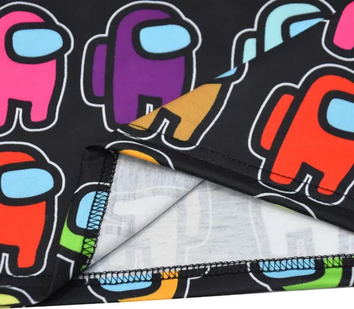 Vista 5 de Conjunto de pijama para niños ropa de dormir con estampado de impostor Game Us para hombre manga larga ropa de dos piezas