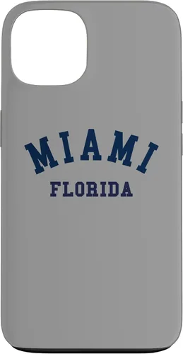 Vista 7 de Miami Florida USA State FL Varsity Style - Carcasa deportiva para iPhone 16