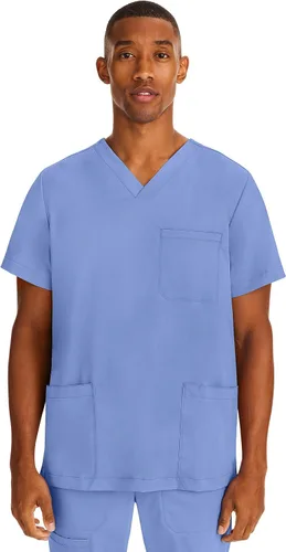 Vista 13 de Healing Hands Purple Label - Camiseta médica para hombre, ajuste moderno Negro