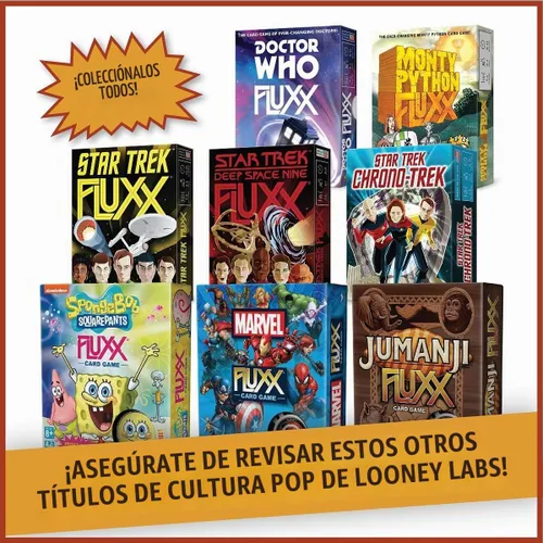 Vista 8 de Juego de cartas Jumanji Fluxx - Experimenta el caos de la jungla Jumanji