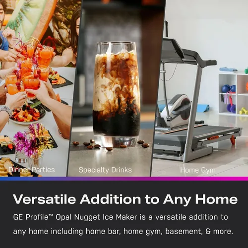 Vista 7 de GE Profile Opal 2.0 Máquina de hielo de pepitas de encimera Máquina de hielo con conectividad WiFi Esenciales de cocina inteligentes