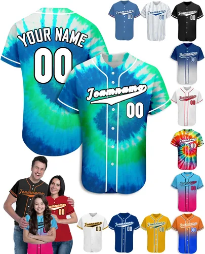 Vista 21 de Camiseta de béisbol personalizada para hombres, mujeres y niños con nombre, número y logotipo, camisetas de sóftbol personalizadas, S-4XL