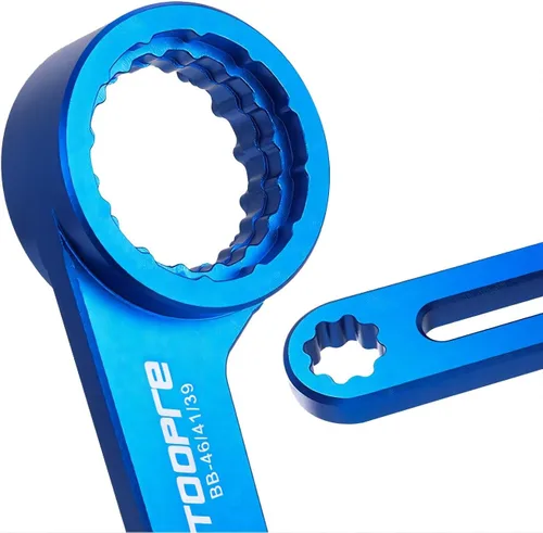 Vista 2 de Mimoke Herramienta de soporte inferior de bicicleta 6 en 1 12/16 muesca para Hollowtech II - Llave BB multifuncional para BBR60/BB80/BB51/PF30