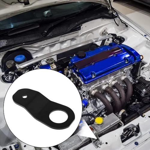 Vista 3 de X AUTOHAUX Soporte de Radiador del Tanque de Agua del Motor Soporte de Montaje del Radiador y Kit de Arandelas para Honda Civic 1996-2000 Aleación