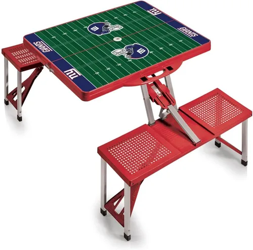 Vista 28 de Picnic TIME NFL Football Field Folding Picnic Table, Camping Table, Outdoor Table with Umbrella Hole