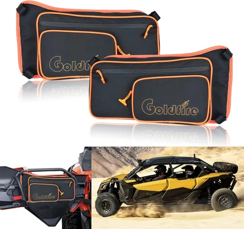 Vista 10 de Goldfire Bolsas organizadoras de herramientas para puerta trasera, UTV X3, bolsa de almacenamiento, accesorios para puerta trasera superior e