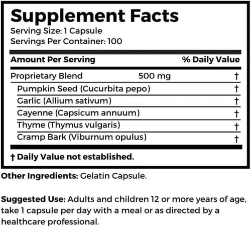 Vista 4 de Suplemento Dr. Clark Raz-Caps, 500 mg, 100 cápsulas de gelatina