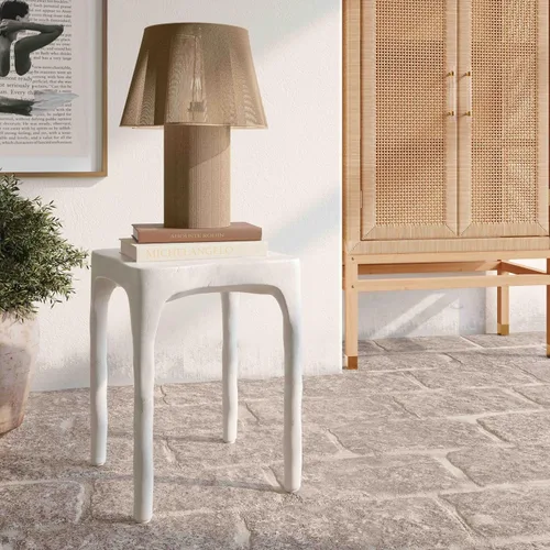 Vista 7 de Tov Furniture Corrine - Lámpara de mesa de yute natural