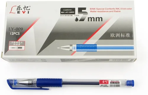 Vista 2 de Bolígrafo ly-009 Azul Calidad Fine Point 0,5 mm – Bolígrafo (12 unidades)
